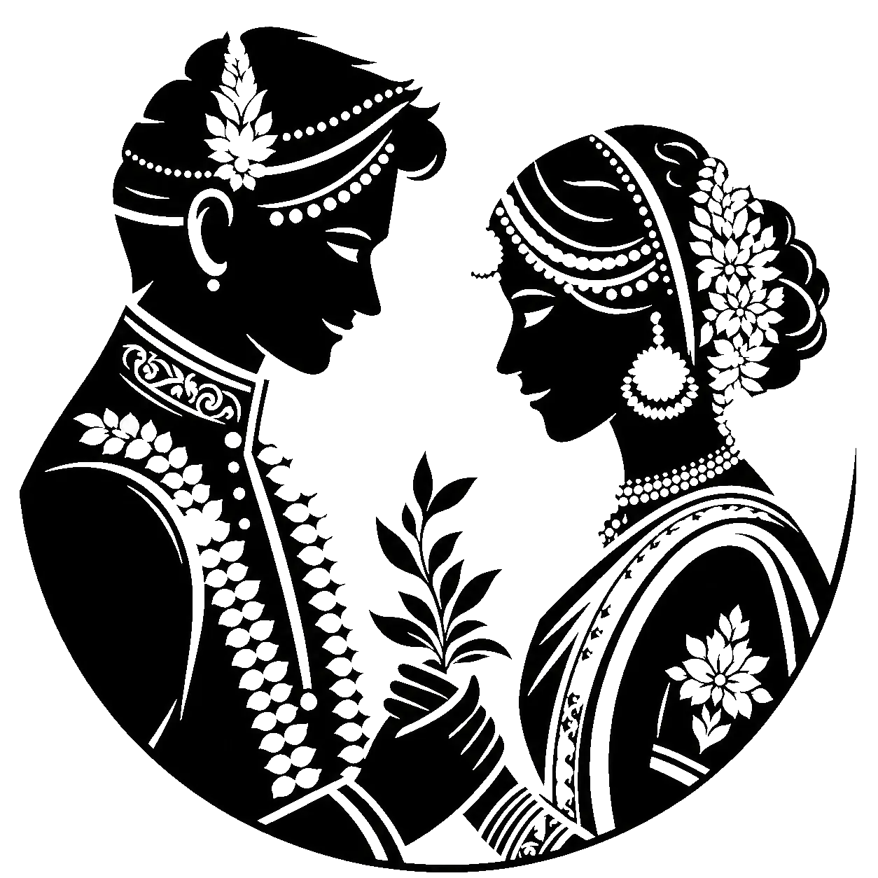 Hindu wedding couple
